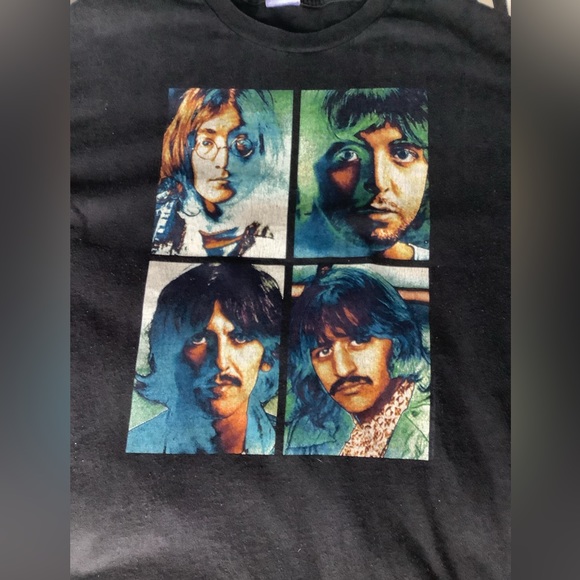 Vintage 2000 Double Sided The Beatles Portraits Band Shirt. - Picture 2 of 7